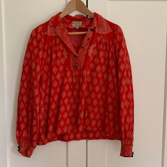 Indian Cotton Blouse - Picture 1 of 6